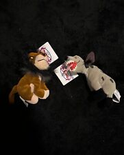 RARE Vintage NWT Disney Store The Lion King Scar and Ed BUNDLE  picture