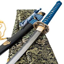 Full Tang Hand Made Japanese Samurai Sword snake sharp Damascus katana sword picture