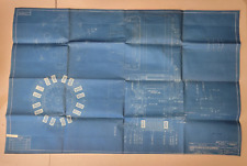 ANTIQUE AC SPARK PLUG Original Blueprint Experimental Model C Magneto Assembly picture