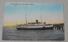Steamer Whatcom Port Angeles Washington postcard picture