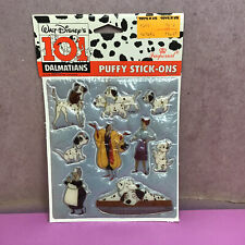 VTG 1992 Disney's 101 Dalmatians PUFFY Sticker Sheet NEW Imperial Toy 90s  picture
