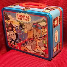 Vintage THOMAS THE TRAIN & FRIENDS Metal Lunch Box RAVENSBURGER Circus Puzzle picture