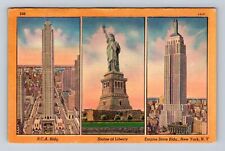 New York City NY-RCA Building, Advertisement, Antique, Vintage c1954 Postcard picture