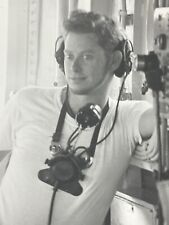 Z2 Photograph Handsome Military Communications Officer Headphones Man 1950s picture