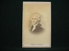 NobleSpirit {3970} Fantastic Thomas Jefferson Early Cabinet Card picture