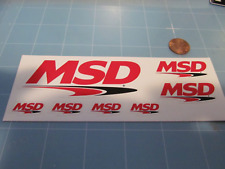 MSD SMALL SHEET Sticker / Decal  ORIGINAL OLD STOCK picture