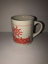 Vintage 1993 Hardee's Breakfast Club Old Advertising Pottery Coffee Mug FREE S/H picture