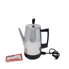 Regal Easy Flo 4-10 Cup Automatic Percolator Silver Vintage picture