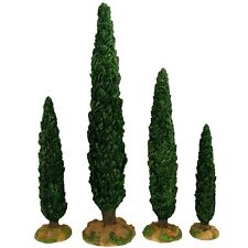 Fontanini by Roman Inc., Cypress Tree 4-Piece Set, 5