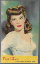 pk84997:Postcard-Victor's Sweetheart of Song - Dinah Shore picture