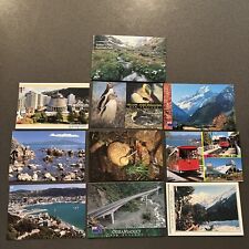 10 Postcards New Zealand Kiwi Arthur’s Pass Kapiti Wellington Aoraki picture