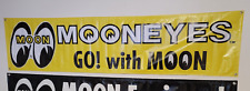 MOONeyes 6ft vinyl BANNER vtg HOT ROD Drag Racing NHRA scta MOON sign bonneville picture