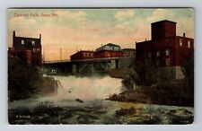 Saco ME-Maine, Cataract Falls, c1917 Antique Vintage Souvenir Postcard picture