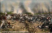 Pickett's Charge, Gettysburg PA Civil War Battle Vintage Postcard J63 picture