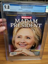 Hillary Clinton Madam President Newsweek Error Recalled CGC 9.8 RARE high grade picture