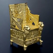 RARE ANCIENT EGYPTIAN ANTIQUE Golden Chair for Throne King Tutankhamun Egypt BC picture