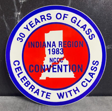 RARE Vintage 1983 Corvette Decal / Sticker - NCCC Convention Indiana Region picture