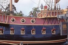 Vintage Photo Slide 1971 Disney Disneyland Captain Hooks Pirate Ship Restaurant picture