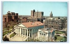 Postcard Postcard Aerial View Virginia Capitol Building Richmond c1950s Old Cars picture