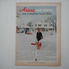 Ariens Sno-Thros Ad 1971 Snow Thrower Vintage Magazine Print picture