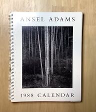 Vintage Ansel Adams Calendar Book 1988 Black And White Photos Framing Collectib picture