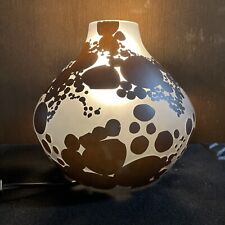 Handblown Art Glass Accent Table Lamp Uplight - Soft Mood Lighting Rare OOAK picture