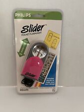 NOS Vintage Philips Slider Pocket Flashlight New Old Dead Stock Neon Pink picture