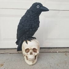 Halloween Skeleton Skull Raven Edgar Allen Poe Esque Huge Large 25