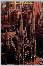 St Patrick's Cathedral New York City 50th Street View Church Vintage Postcard 26 picture