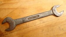 Vintage Sidchrome 7/16 x 3/8 Whitworth 1/2 x 7/16 BS Open End Spanner Jaw Stamp picture