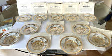 12 Japanese Chokin Plates 23k Gold Eternal Wishes of Good Fortune picture