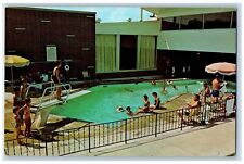 West La Fayette Indiana IN Postcard Congress Inn And Swimming Pool 1972 Vintage picture