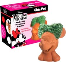 Disney Minnie Mouse Chia Pet Decorative Pottery Planter, New sealed box picture