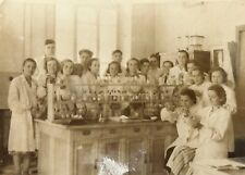 1940s Ukrainian Young Students Medical Institute Female Guys Vintage Photo picture