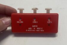 Vintage Super Add-A-Matic Money Counter, Made In Japan picture