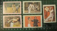 BS1-35) 1970's Malaysia Trading Cards ~ Hong Kong Movie SAMMO HUNG~Jacky Chan x5 picture