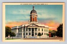 Murphy NC-North Carolina, Cherokee County Court House, Antique Vintage Postcard picture