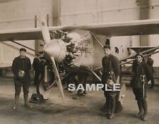 1927 CHARLES LINDBERGH & CREW Spirit of St. Louis Historic 8.5x11 PHOTO picture