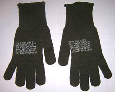 new pair military wool gloves made USA size 3 men Large cold weather gloves picture