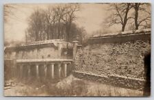 RPPC Bridge With Iron Gate Beautiful Stone Wall And Pillars c1915 Postcard P24 picture