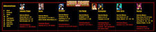 Mortal Kombat Midway Arcade Bezel Instruction Moves List Sticker picture