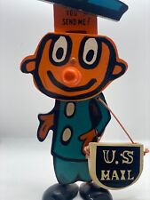 Vintage Mr Zip Wooden Figure US Postal Service Advertising character 60’s RARE picture