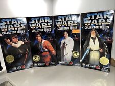 1996 Star Wars 12” Princess Leia, Han Solo, Luke X-Wing Lot Collector Series picture