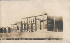 1911 RPPC Allen,NE South Clark Street Dixon County Nebraska Real Photo Post Card picture