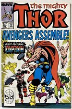 The Mighty THOR #390 (Marvel, 1988) Cap First Wields the Hammer FN picture