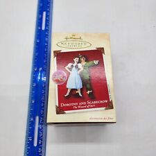 Brand New 2002 Hallmark Keepsake Ornament THE WIZARD OF OZ Dorothy and Scarecrow picture