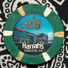 Harrah's $25 Chester, Pennsylvania Gaming Poker Casino Chip picture