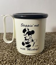 Vintage Mickey Mouse Tupperware Cup/Mug Steppin Out With Mickey Tupperfun 1997 picture