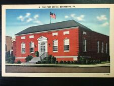 Vintage Postcard 1930-1945 The Post Office Ebensburg Pennsylvania picture