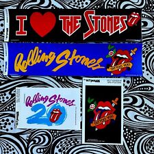 6 Choices Vintage 1983 ROLLING STONES Tattoo Mini Poster Bumper Sticker UNUSED picture